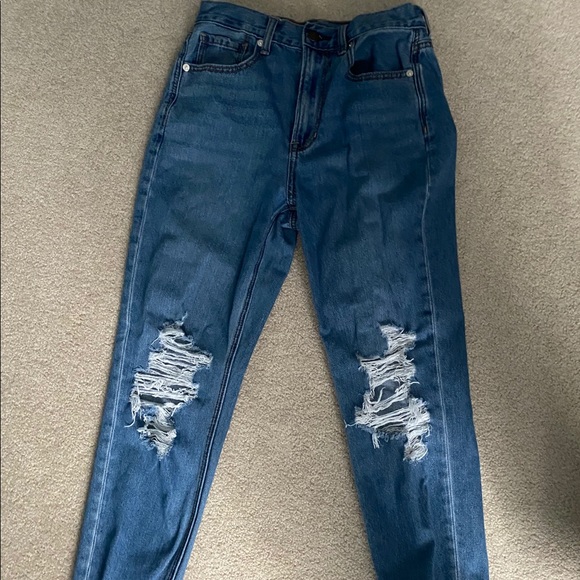American Eagle Outfitters Denim - AE Ripped Mom Jeans
